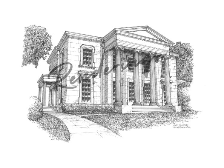 46 Hillhouse Avenue Yale University Art Prints
