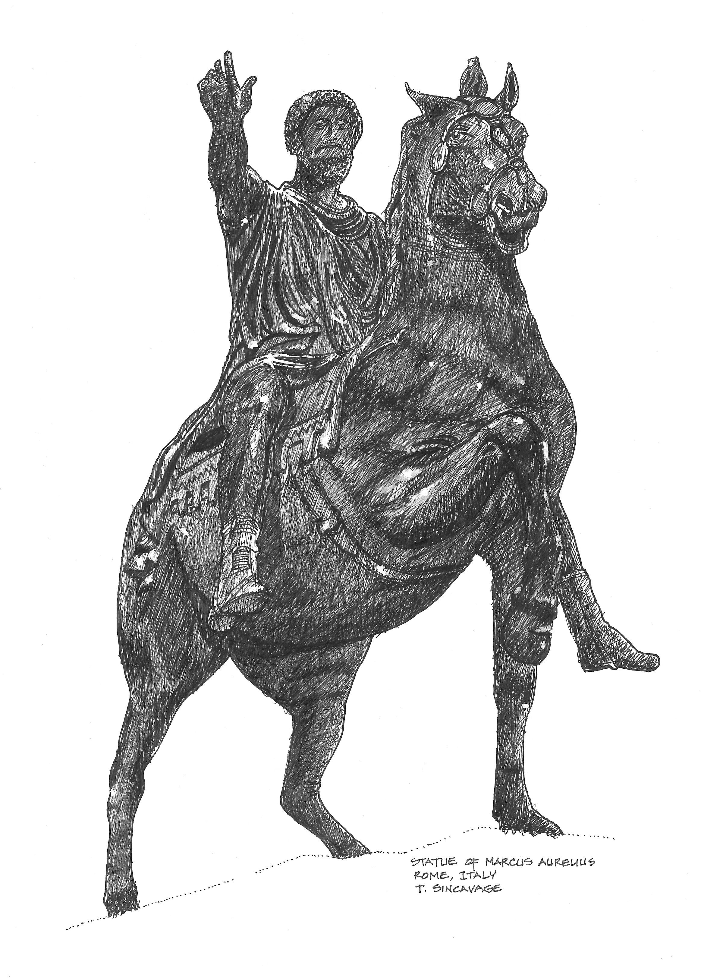 Statue of Marcus Aurelius, Rome, Italy