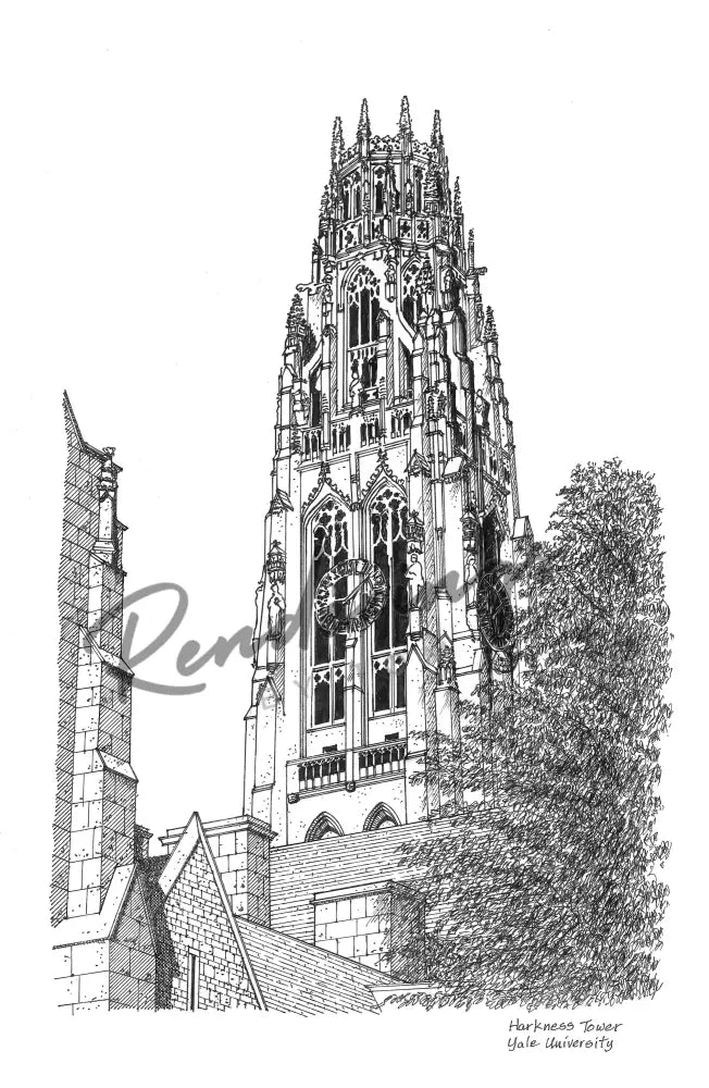 Harkness Bell Tower Yale University Art Prints
