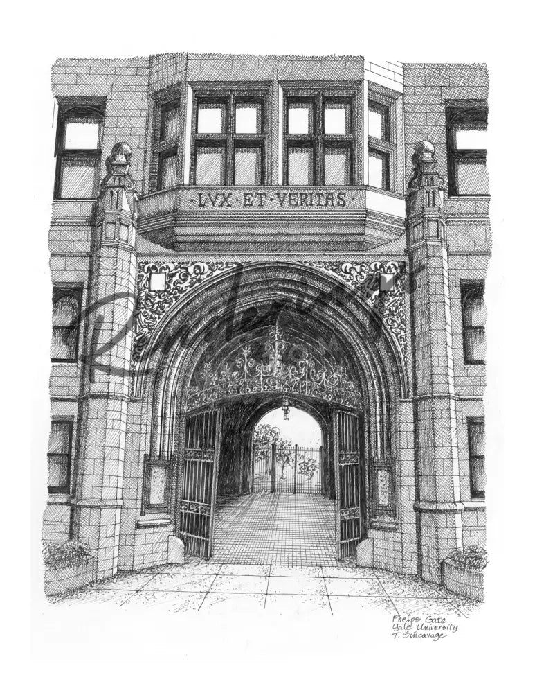 Phelps Gate Yale University Art Prints